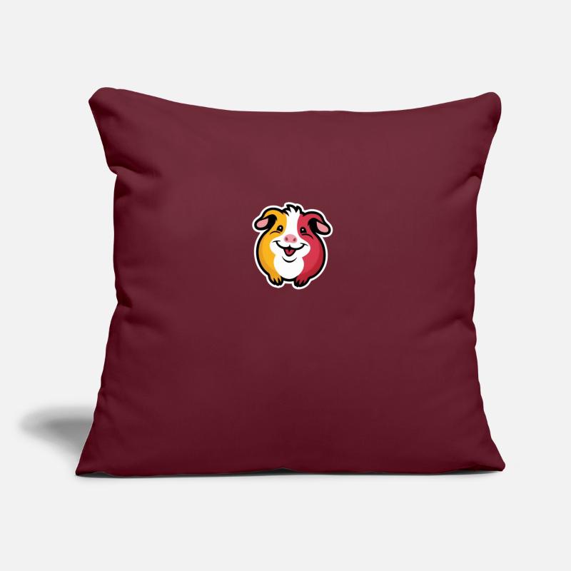 Cochon d'Inde Housse de coussin décorative 45 x 45 cm