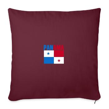 Panama Outdoor Survival - Housse de coussin décorative 45 x 45 cm - bordeaux - Devant