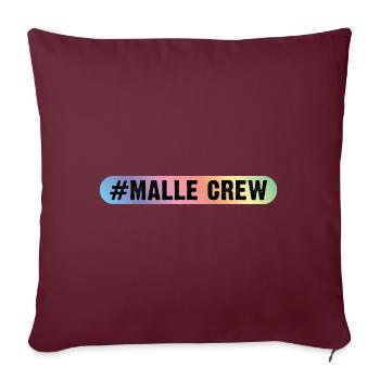Équipage Malle - Housse de coussin décorative 45 x 45 cm - bordeaux - Devant