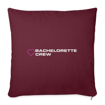 Équipe de célibataires - Housse de coussin décorative 45 x 45 cm - bordeaux - Devant