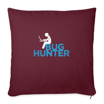Programmierer-Fehlercode Lustiges Hacker-Entwickler-Geschenk - Sofakissenbezug 45 x 45 cm - Burgunderrot - Vorne