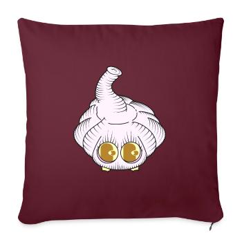 BITE - Sofa pillowcase 17,3'' x 17,3'' (45 x 45 cm) - burgundy - Front