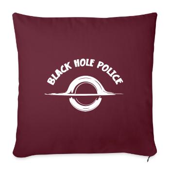 James Webb Space Telescope Black Hole Police - Sofakissenbezug 45 x 45 cm - Burgunderrot - Vorne
