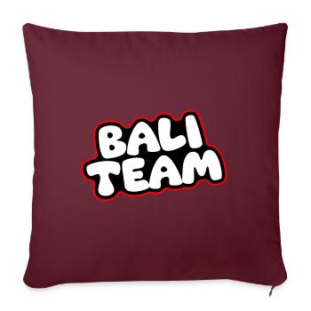 L’équipe de Bali - Housse de coussin décorative 45 x 45 cm - bordeaux - Devant