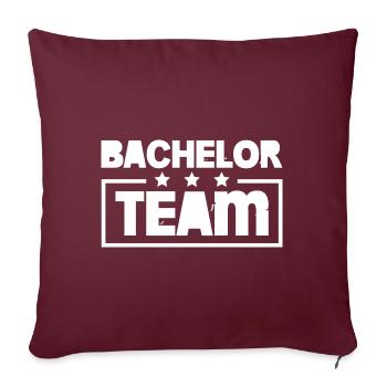 Équipe Bachelor Jga Bunt - Housse de coussin décorative 45 x 45 cm - bordeaux - Devant