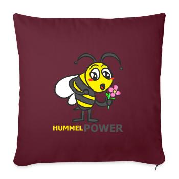HUMMEL - Sofakissenbezug 45 x 45 cm - Burgunderrot - Vorne