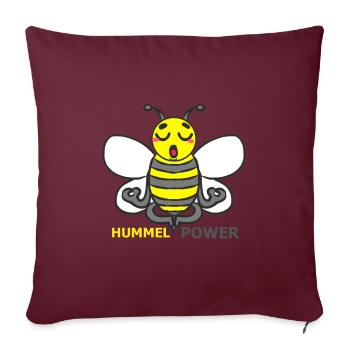 HUMMEL - Sofakissenbezug 45 x 45 cm - Burgunderrot - Vorne