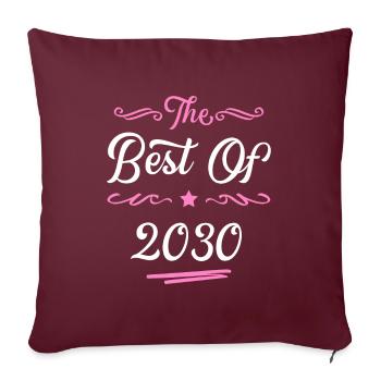 2030 best of - Housse de coussin décorative 45 x 45 cm - bordeaux - Devant