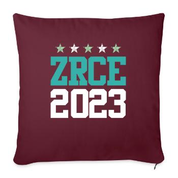 Zrce 2023 - Sofakissenbezug 45 x 45 cm - Burgunderrot - Vorne
