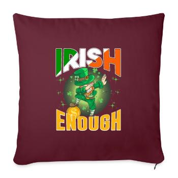 St Paddy’s St Patricksday St Patrick Day - Housse de coussin décorative 45 x 45 cm - bordeaux - Devant