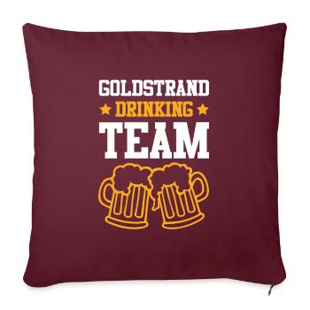 L’équipe de consommation de Golden Sands - Housse de coussin décorative 45 x 45 cm - bordeaux - Devant