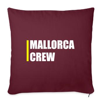 Majorque Équipage - Housse de coussin décorative 45 x 45 cm - bordeaux - Devant