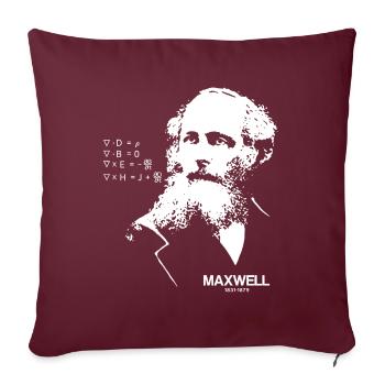 MAXWELL SHIRT - Sofakissenbezug 45 x 45 cm - Burgunderrot - Vorne