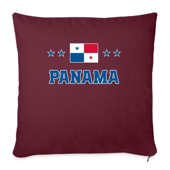 Panama - Sofakissenbezug 45 x 45 cm - Burgunderrot - Vorne