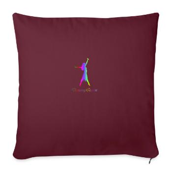 Dancing Queen - Sofakissenbezug 45 x 45 cm - Burgunderrot - Vorne