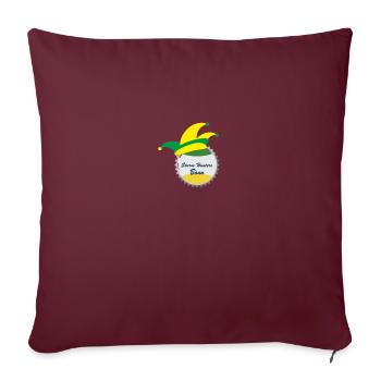 Sturm Hunters Bonn Logo - Sofakissenbezug 45 x 45 cm - Burgunderrot - Vorne
