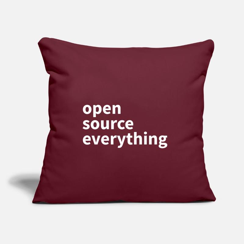 Open Source Everything Sofa pillowcase 17,3'' x 17,3'' (45 x 45 cm)
