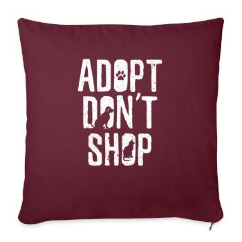 Animal Animal Enfant Adoption Des Animaux Animal Home Gift - Housse de coussin décorative 45 x 45 cm - bordeaux - Devant