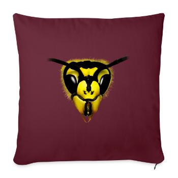 EUROPEAN WASP - Sofa pillowcase 17,3'' x 17,3'' (45 x 45 cm) - burgundy - Front