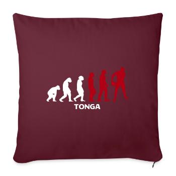 Joueur de rugby Sport Rugby Cadeau Rugby Entraîneur de rugby - Housse de coussin décorative 45 x 45 cm - bordeaux - Devant