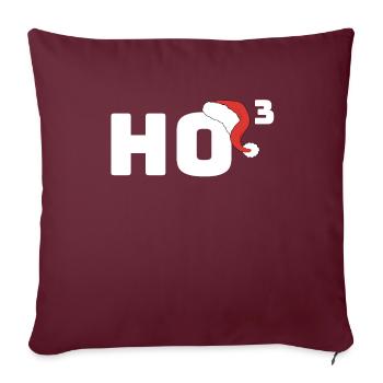 Ho Hoch 3 - Sofakissenbezug 45 x 45 cm - Burgunderrot - Vorne