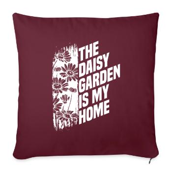Hobby Jardinier Jardinier Jardinier Daisy - Housse de coussin décorative 45 x 45 cm - bordeaux - Devant