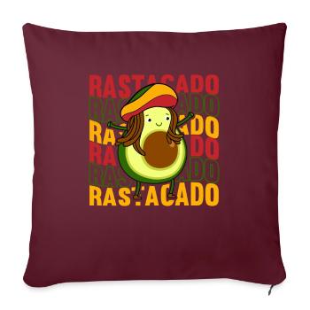 Dreadlocks Rasta Haare Dreads Rastafari - Sofakissenbezug 45 x 45 cm - Burgunderrot - Vorne