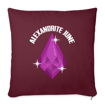 Des prospecteurs à la recherche d’un trésor - Housse de coussin décorative 45 x 45 cm - bordeaux - Devant