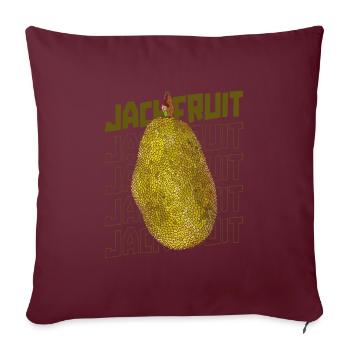 Jackfruit - Sofakissenbezug 45 x 45 cm - Burgunderrot - Vorne