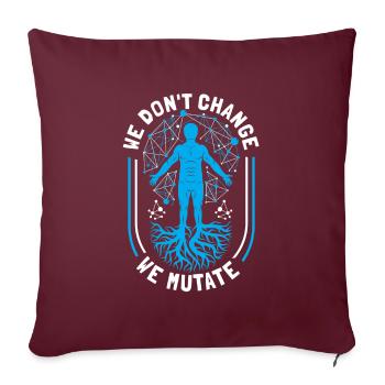 Biologiste de biologie Drôle de biologiste moléculaire - Housse de coussin décorative 45 x 45 cm - bordeaux - Devant