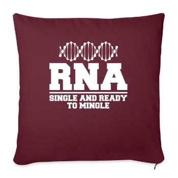 Biologiste en biologie ARN Biologiste moléculaire - Housse de coussin décorative 45 x 45 cm - bordeaux - Devant