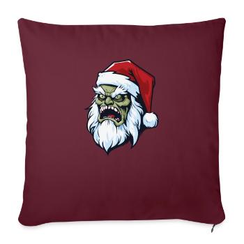 Zombie Halloween - Housse de coussin décorative 45 x 45 cm - bordeaux - Devant
