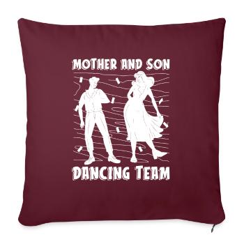 Mom Mutter Mutter Tanz Mutter - Sofakissenbezug 45 x 45 cm - Burgunderrot - Vorne