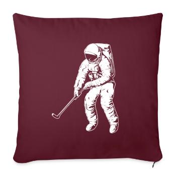 Golf Golfer Golfen - Sofakissenbezug 45 x 45 cm - Burgunderrot - Vorne