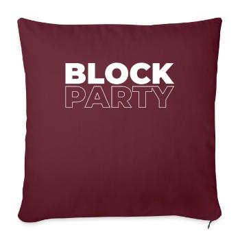 Volley-ball Volley-ball - Housse de coussin décorative 45 x 45 cm - bordeaux - Devant