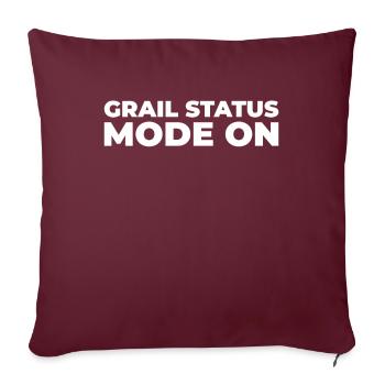 Sneakers Sneaker Head Mode On - Sofakissenbezug 45 x 45 cm - Burgunderrot - Vorne