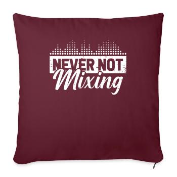 Ingénieur du son Ingénieur du son - Housse de coussin décorative 45 x 45 cm - bordeaux - Devant