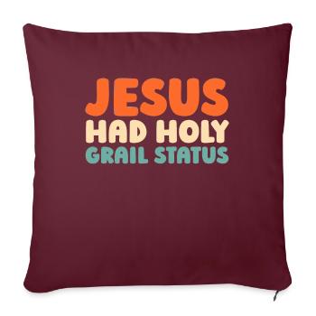 Baskets Christian - Housse de coussin décorative 45 x 45 cm - bordeaux - Devant