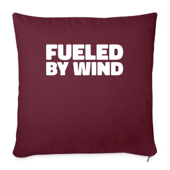 Voile, Voile, Voilier, Navigation de plaisance - Housse de coussin décorative 45 x 45 cm - bordeaux - Devant