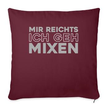 Ingénieur du son Ingénieur du son - Housse de coussin décorative 45 x 45 cm - bordeaux - Devant