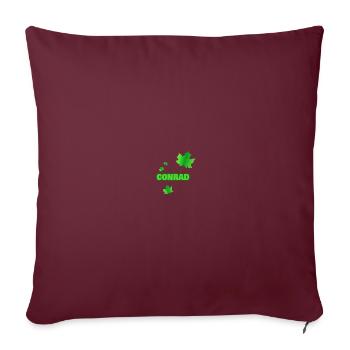 Conrad arboricole - Housse de coussin décorative 45 x 45 cm - bordeaux - Devant