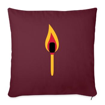 torch - Sofakissenbezug 45 x 45 cm - Burgunderrot - Vorne
