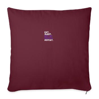 Culture de la vigne, vignoble, vigneron amateur, vigneron - Housse de coussin décorative 45 x 45 cm - bordeaux - Devant