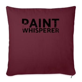 Paint Whisperer Decorator Design Für Maler - Sofakissenbezug 45 x 45 cm - Burgunderrot - Vorne