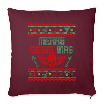 Diesel Power Gear Diesel Brother Powerstroke Shirt - Housse de coussin décorative 45 x 45 cm - bordeaux - Devant