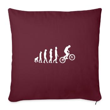Trials VTT Trial Evolution - Housse de coussin décorative 45 x 45 cm - bordeaux - Devant