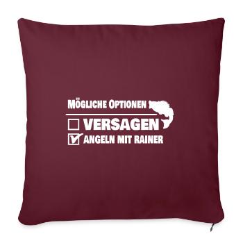 versagen Rainer - Sofakissenbezug 45 x 45 cm - Burgunderrot - Vorne