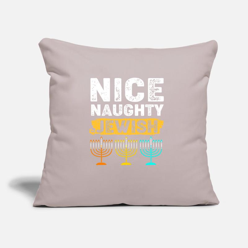 Hanoukka Hanoukka Hanoukka Housse de coussin décorative 45 x 45 cm