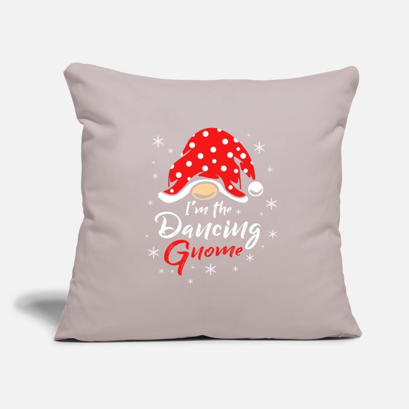 Gnome Dancing Sofa pillowcase 17,3'' x 17,3'' (45 x 45 cm)