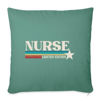 Krankenschwester Nurse Life - Sofakissenbezug 45 x 45 cm - Tanngrün - Vorne